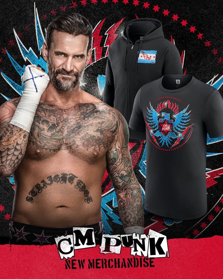 WWE CM Punk Official Seal T-Shirt - (Black)