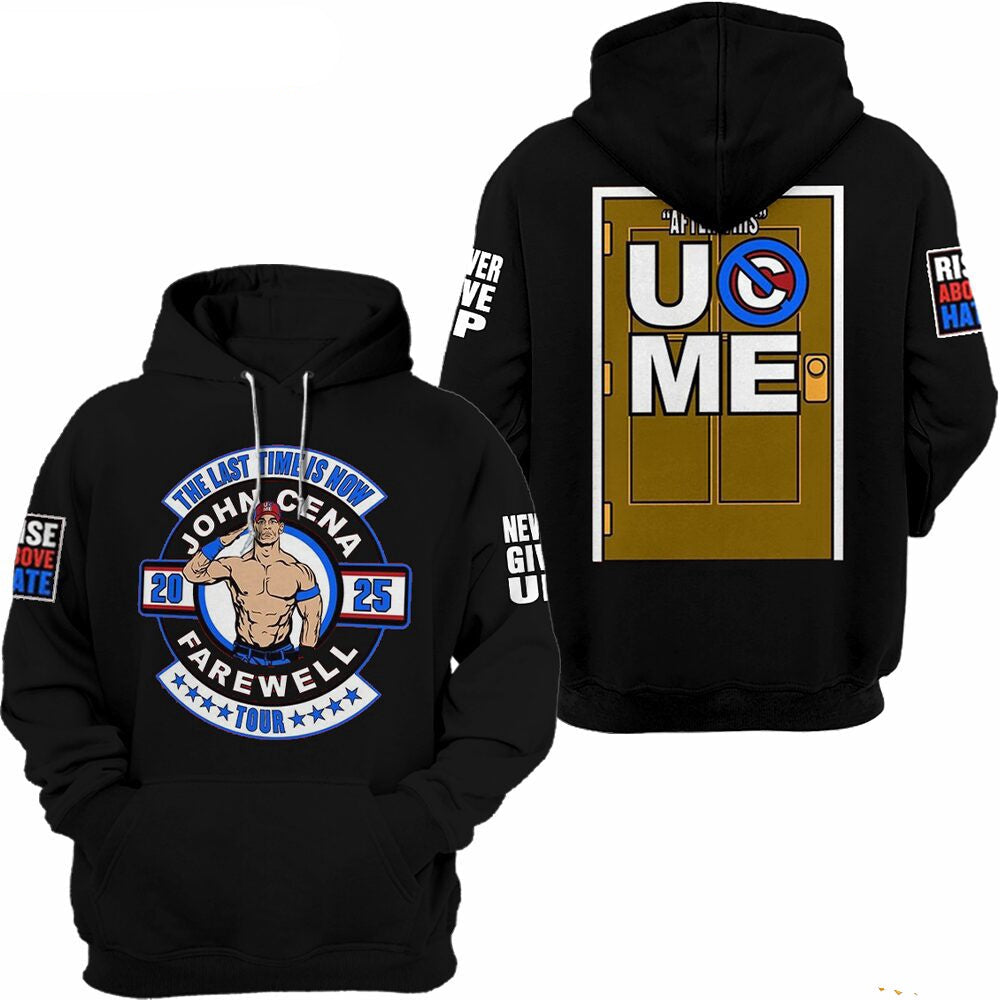 John Cena Farewell The Last Time Is Now Hoodie (Black)