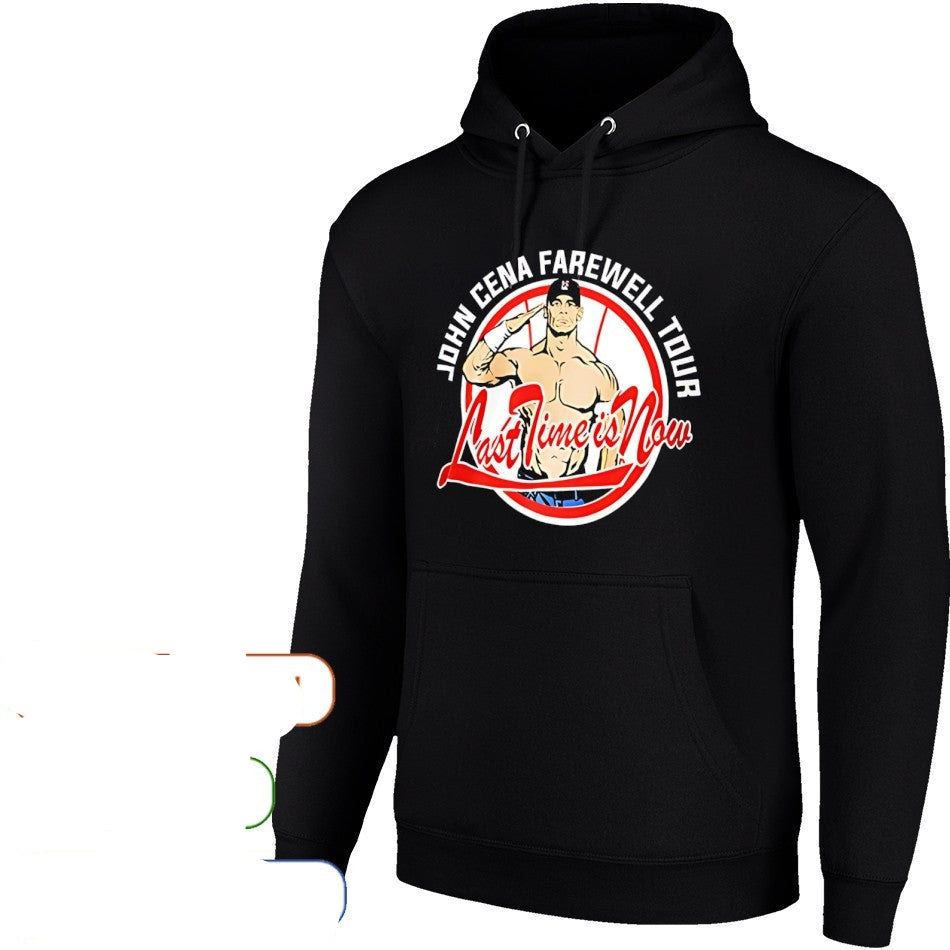 John Cena Farewell Tour Last Time Is Now Hoodie (Black- Blue)