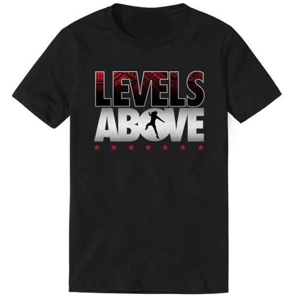 Roman Reigns Levels Above Digital Print T-Shirt ( Black )