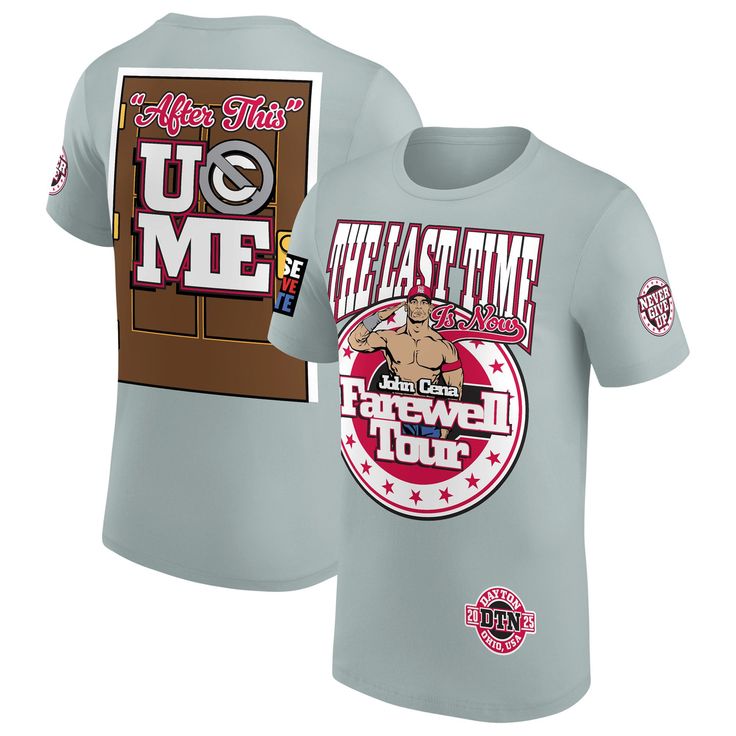 John Cena Farewell Tour 2025 Dayton T-Shirt (Gray)