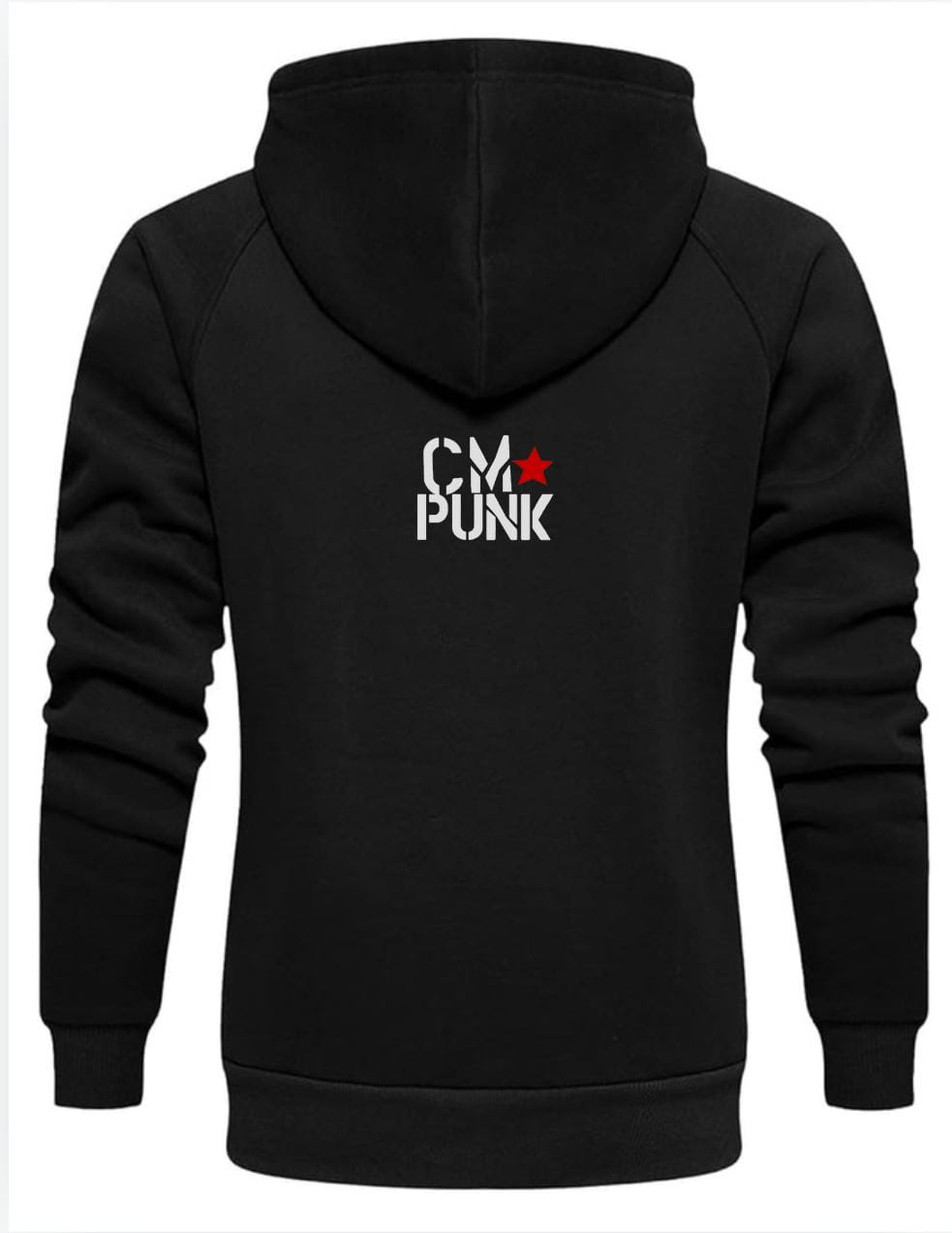 CM Punk Best in The World 2025 famous Edition Digital Print Hoodie (Black)