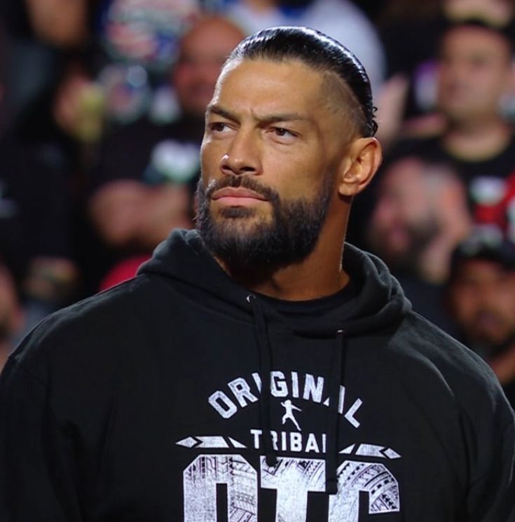 WWE Roman Reigns OTC 10 Star Hoodie -(Black)