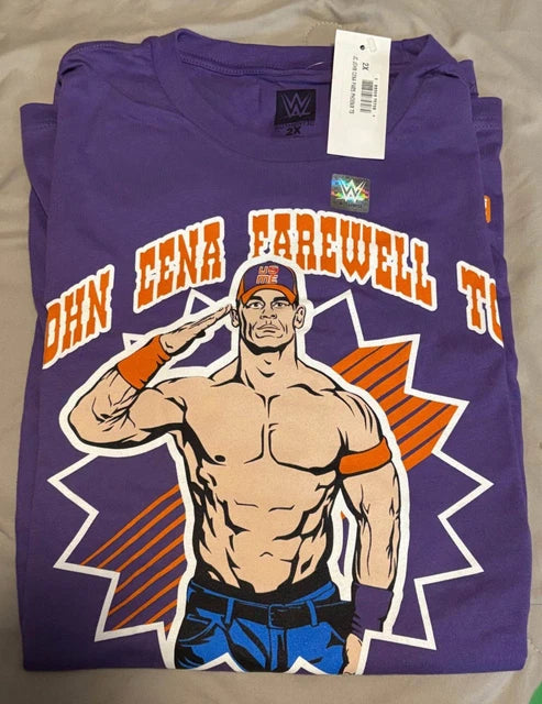 WWE John Cena Farewell 2025 Phoenix T-Shirt (Purple)