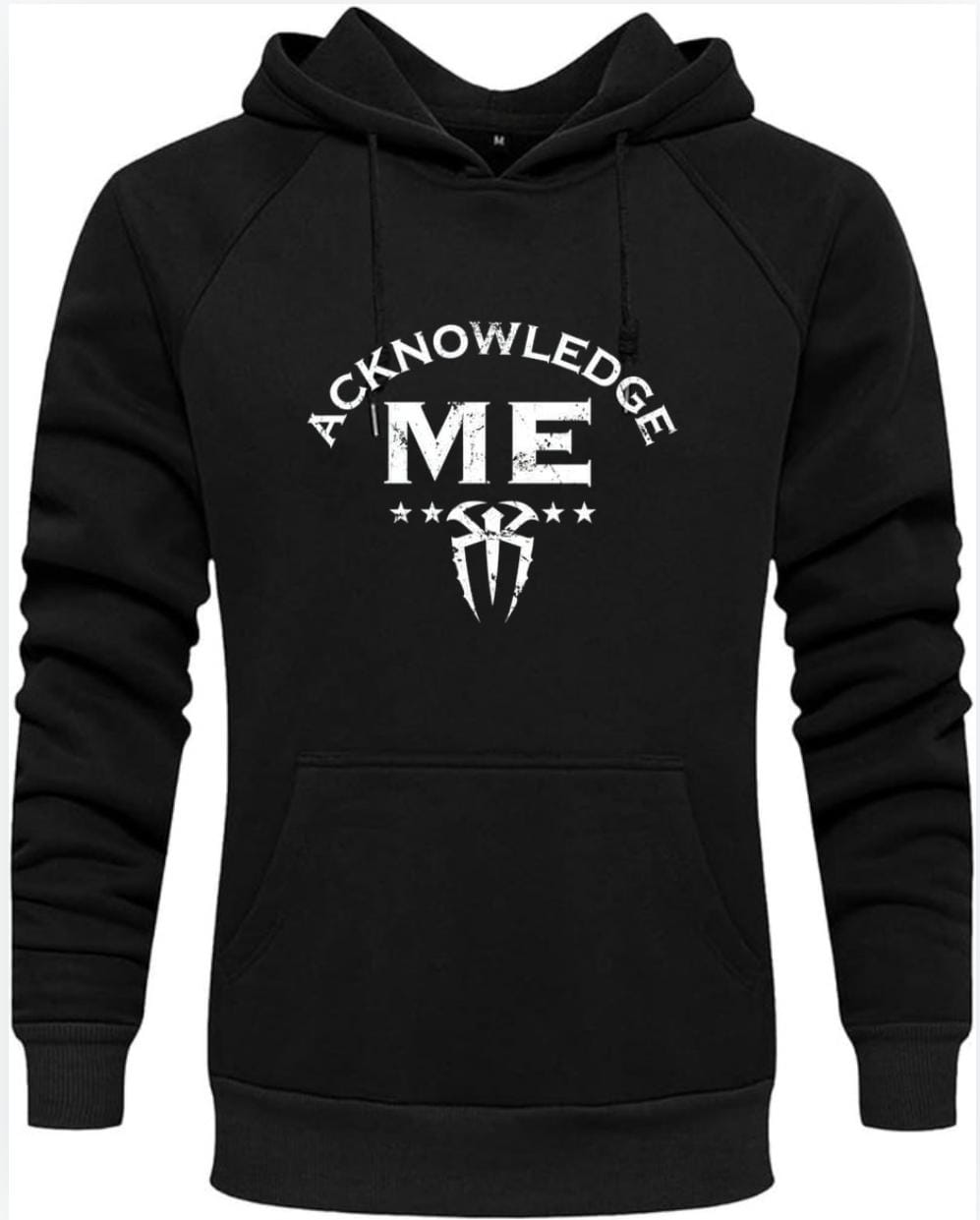 wwe Roman Reigns "Acknowledge Me"  Hoodie (Black)