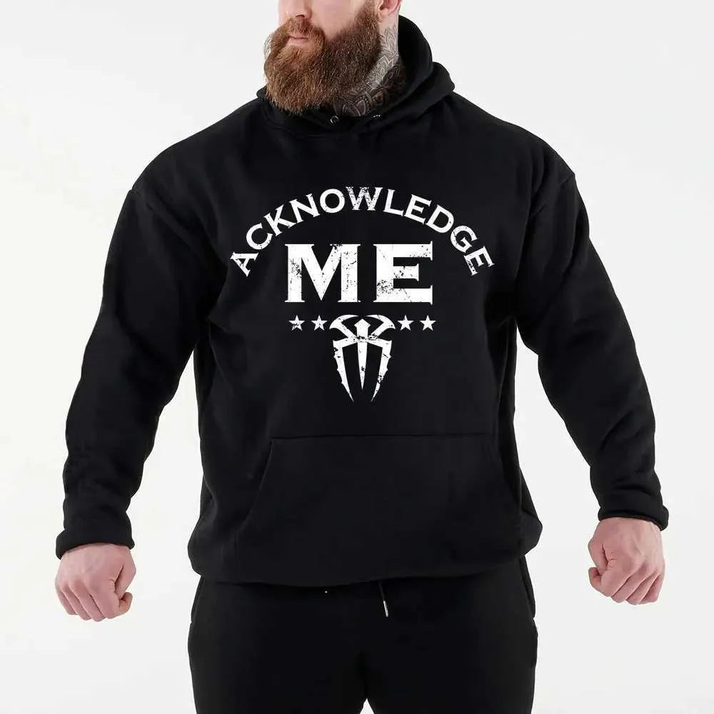wwe Roman Reigns "Acknowledge Me"  Hoodie (Black)