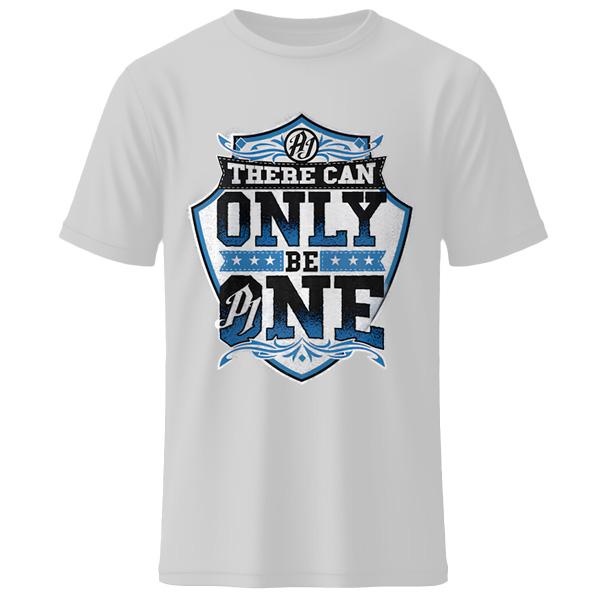 WWE AJ Styles There Can Only Be One T-Shirt - (Grey)