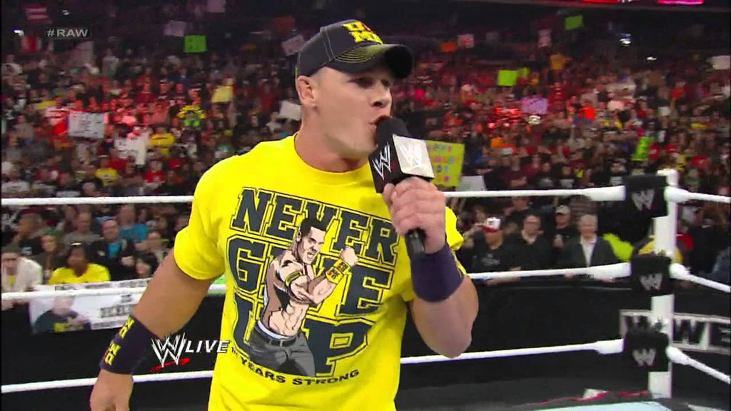 John Cena - 10 Years Strong - T-Shirt (Yellow)