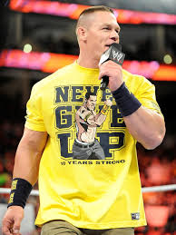 John Cena - 10 Years Strong - T-Shirt (Yellow)