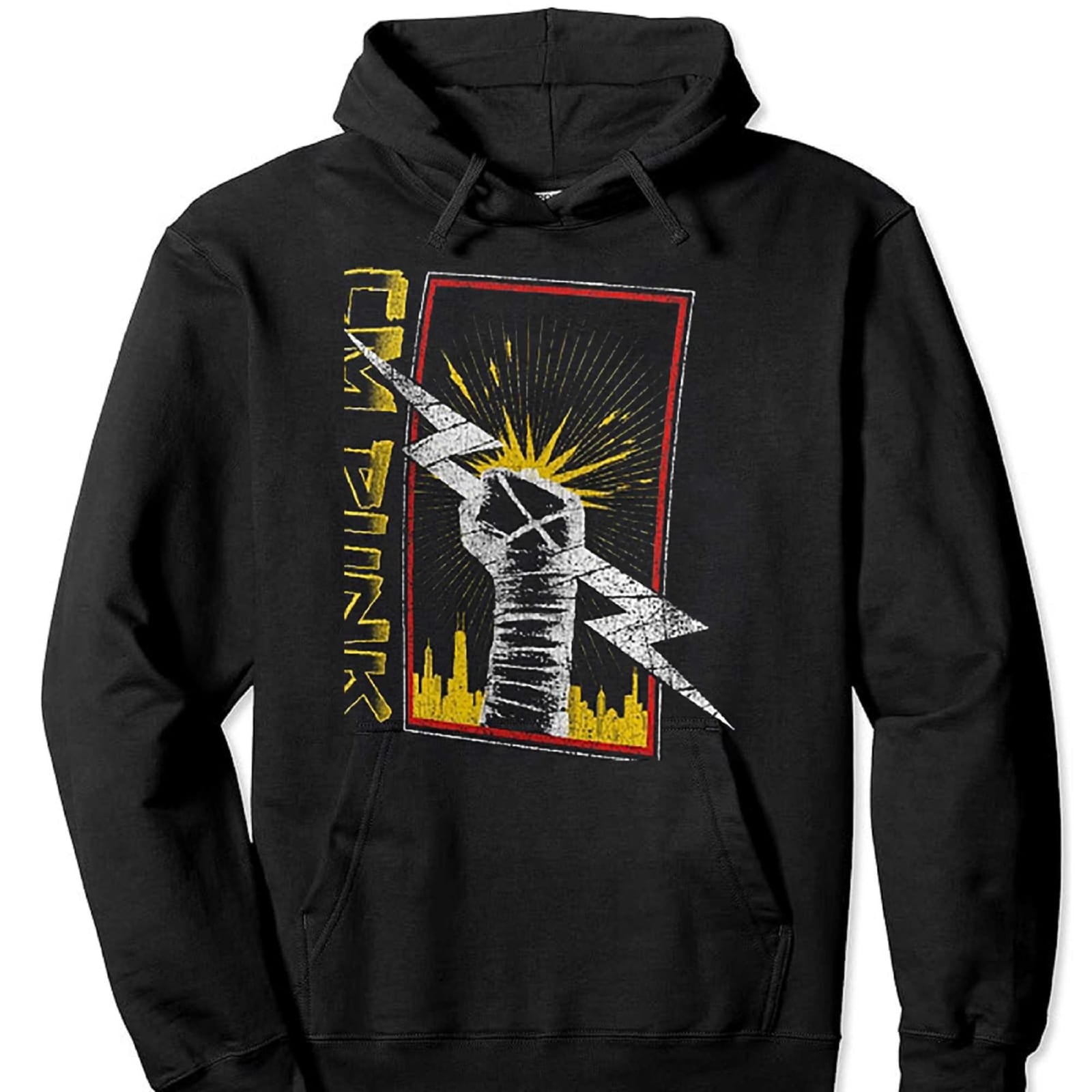 Cm Punk Chicago Fist  Hoodie (Black)