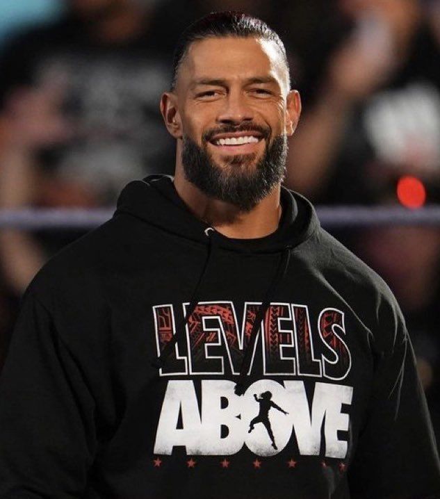 WWE Roman Reigns Levels Above Hoodie (Black)