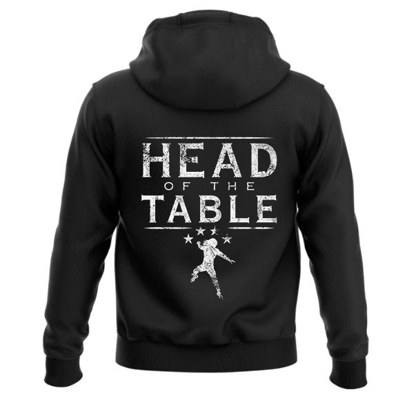Roman Reigns "Head Of The Table" Zipper Hoodie (Black)