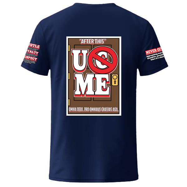 Men's Navy Blue John Cena Farewell Tour 2025 Washington D.C. (T-Shirt)