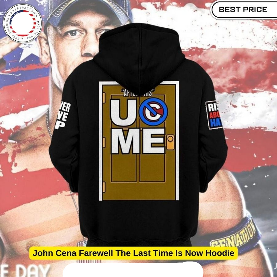 John Cena Farewell The Last Time Is Now Hoodie (Black)