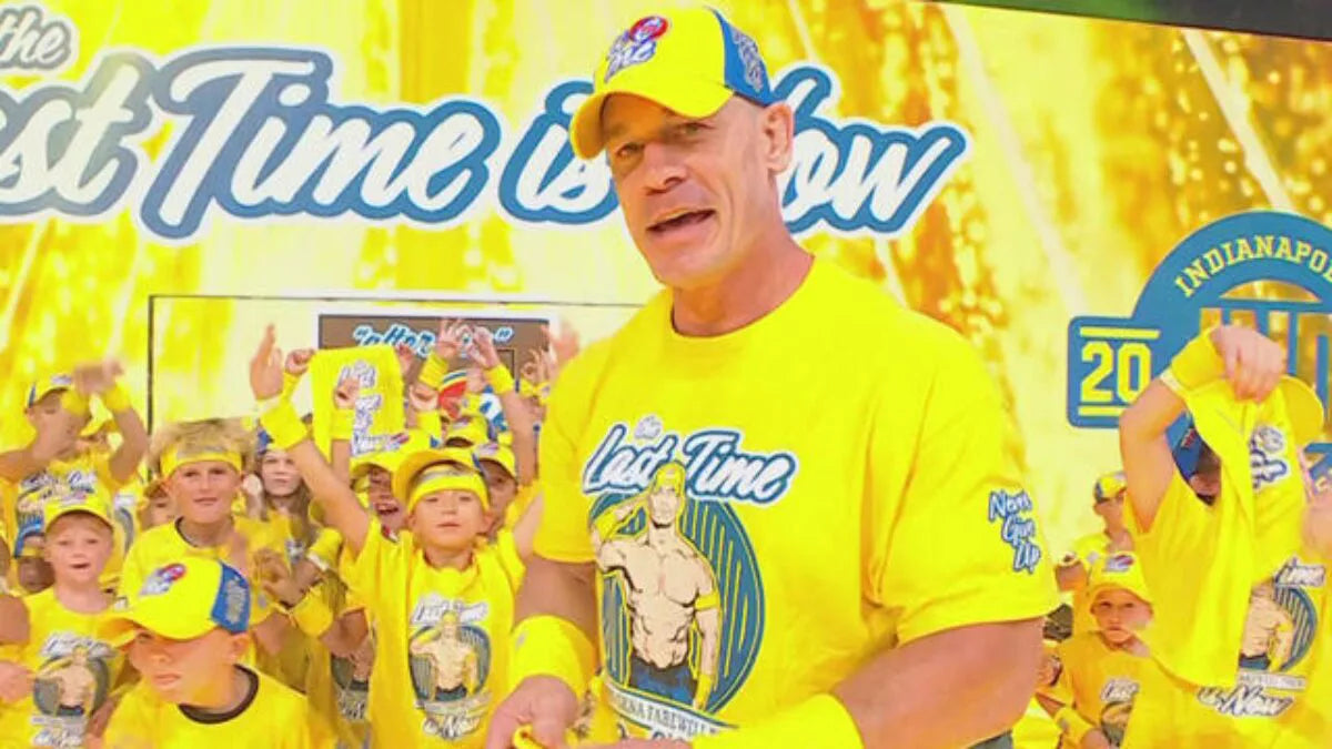 John Cena Farewell Tour 2025 Indianapolis T-Shirt ( Yellow )