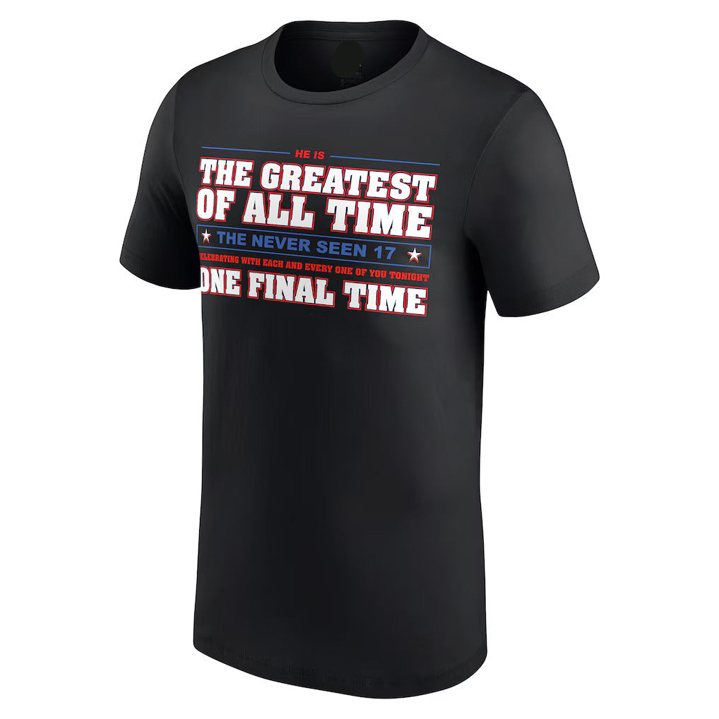 Men's Black John Cena Greatest Of All Time (T-Shirt)