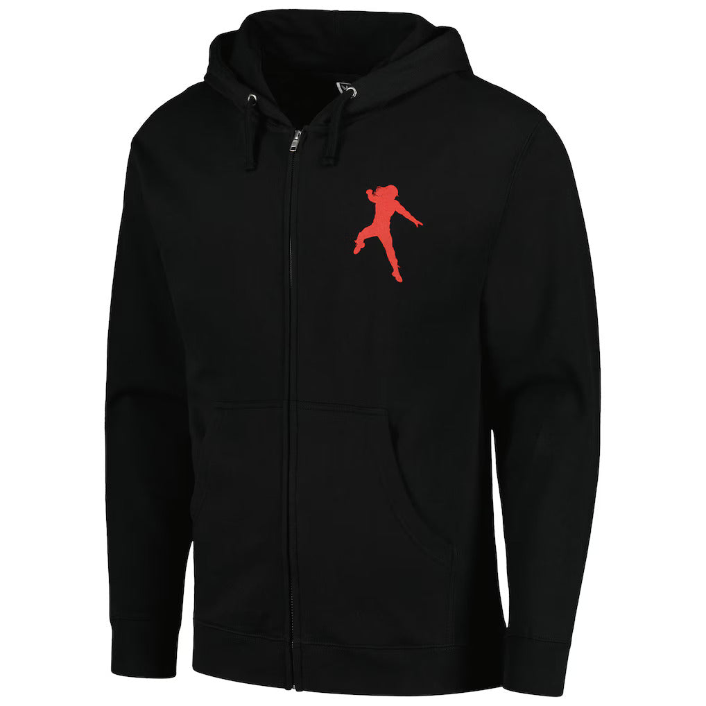 Men's Black Roman Reigns Life's Not Fair Full-Zippers Hoodie