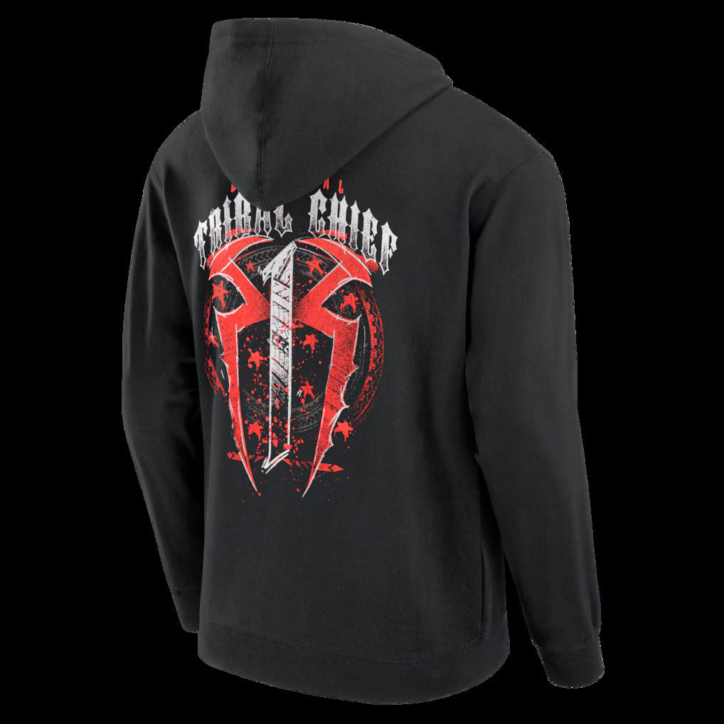 Men's Black Roman Reigns OTC1 Tribal Chief (Hoodie)