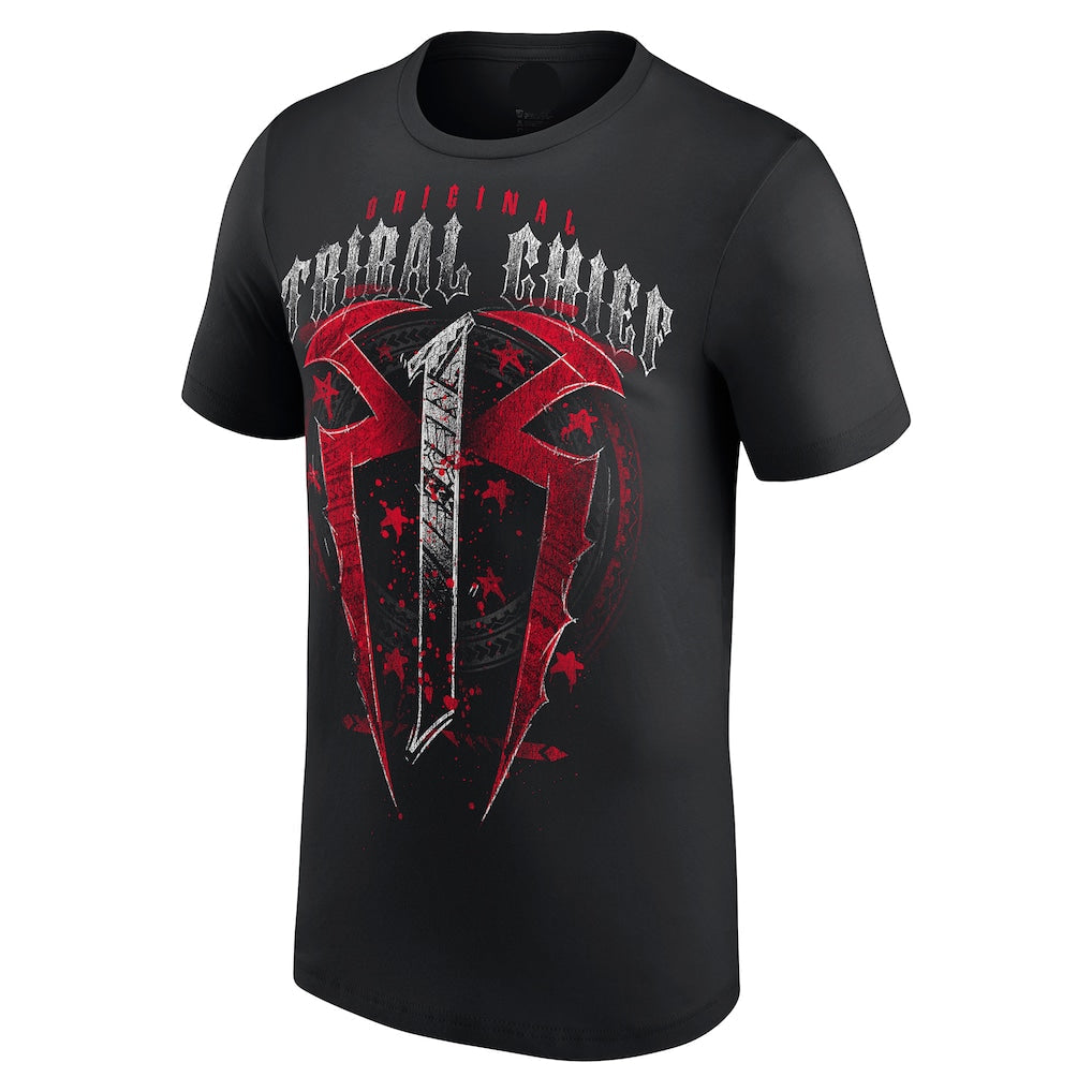 Men's Black Roman Reigns OTC1 Tribal Chief  (T-Shirt)