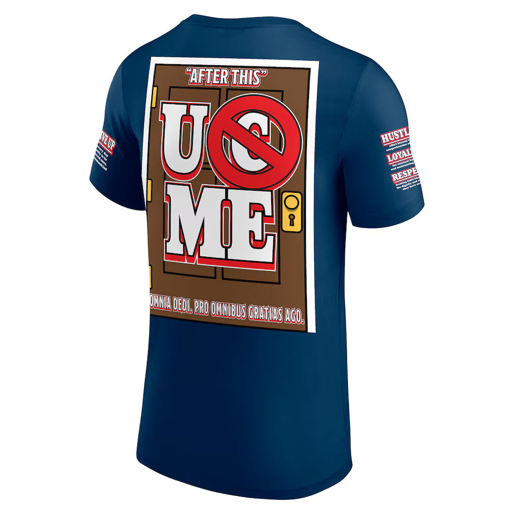 Men's Navy Blue John Cena Farewell Tour 2025 Washington D.C. (T-Shirt)