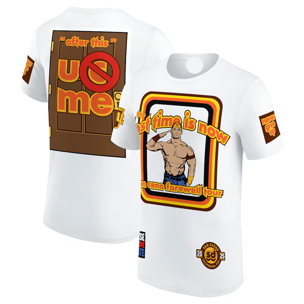 Men's White John Cena Farewell Tour 2025 San Diego (T-Shirt)