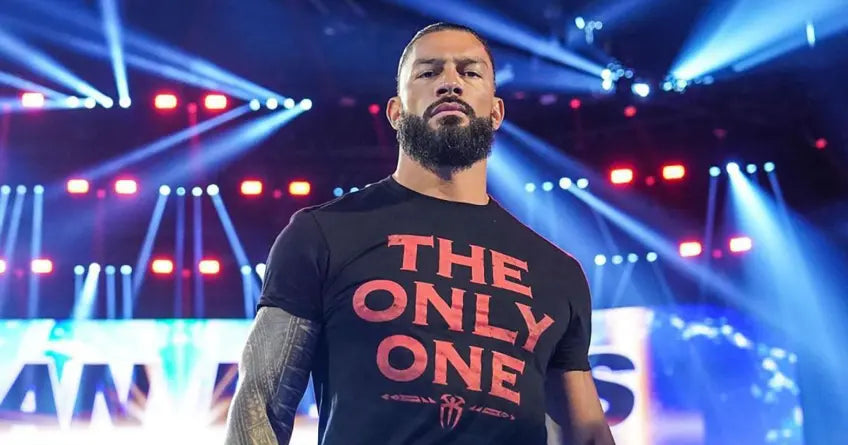 Roman Reigns The Only One Exclusive WWE Design Black Cotton T-shirt
