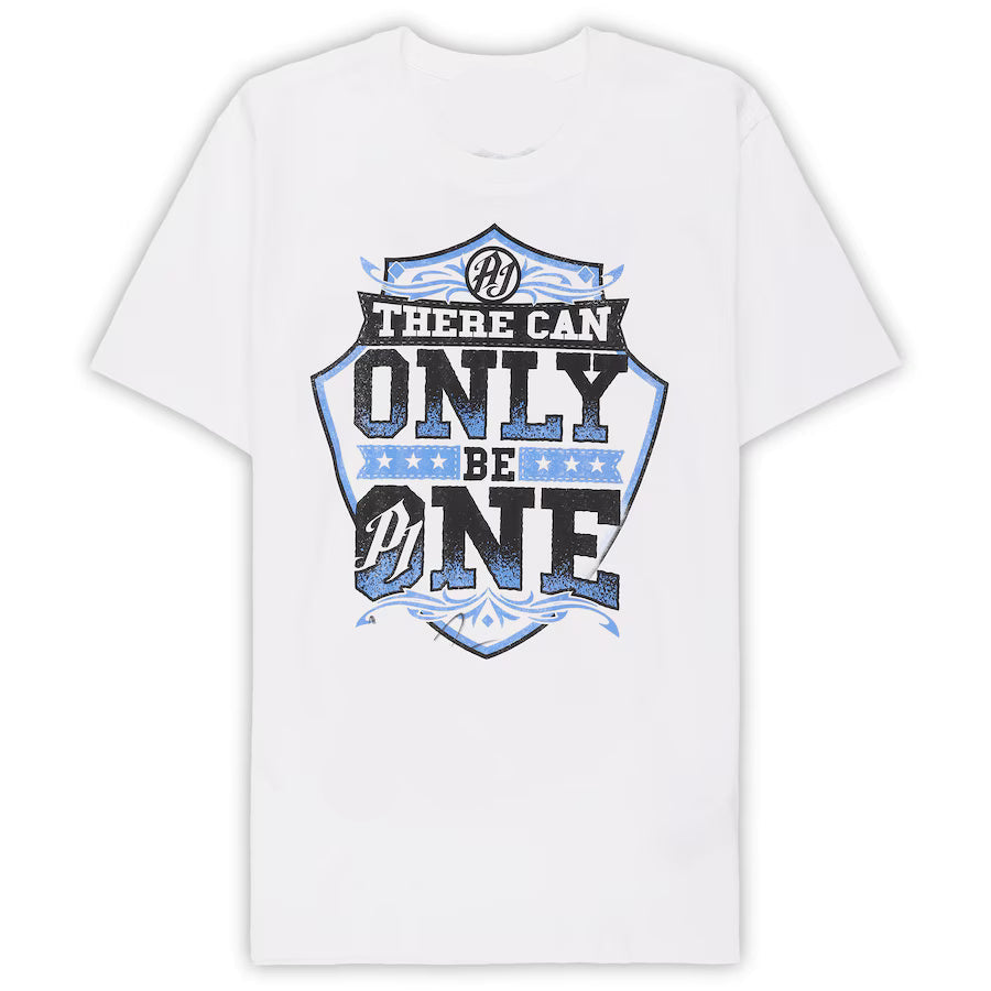 WWE AJ Styles There Can Only Be One T-Shirt - White