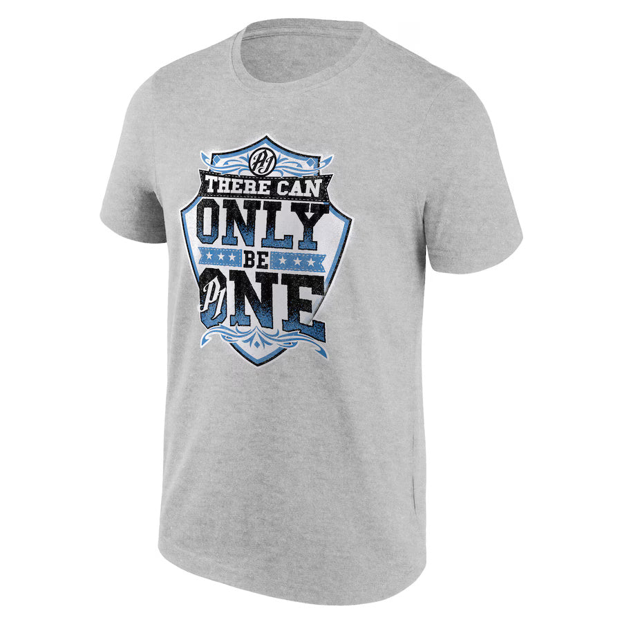 WWE AJ Styles There Can Only Be One T-Shirt - (Grey)