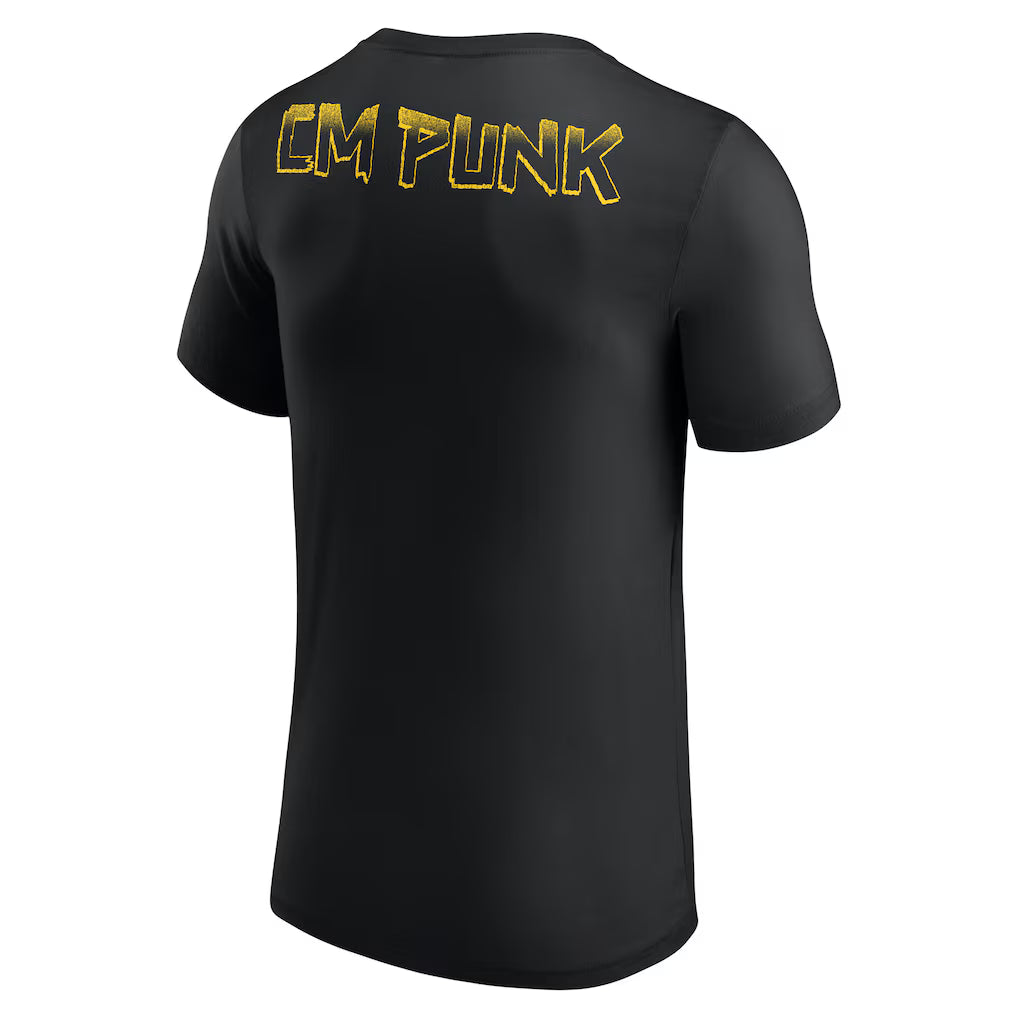 WWE CM Punk Chicago Fist T-Shirt -( Black)