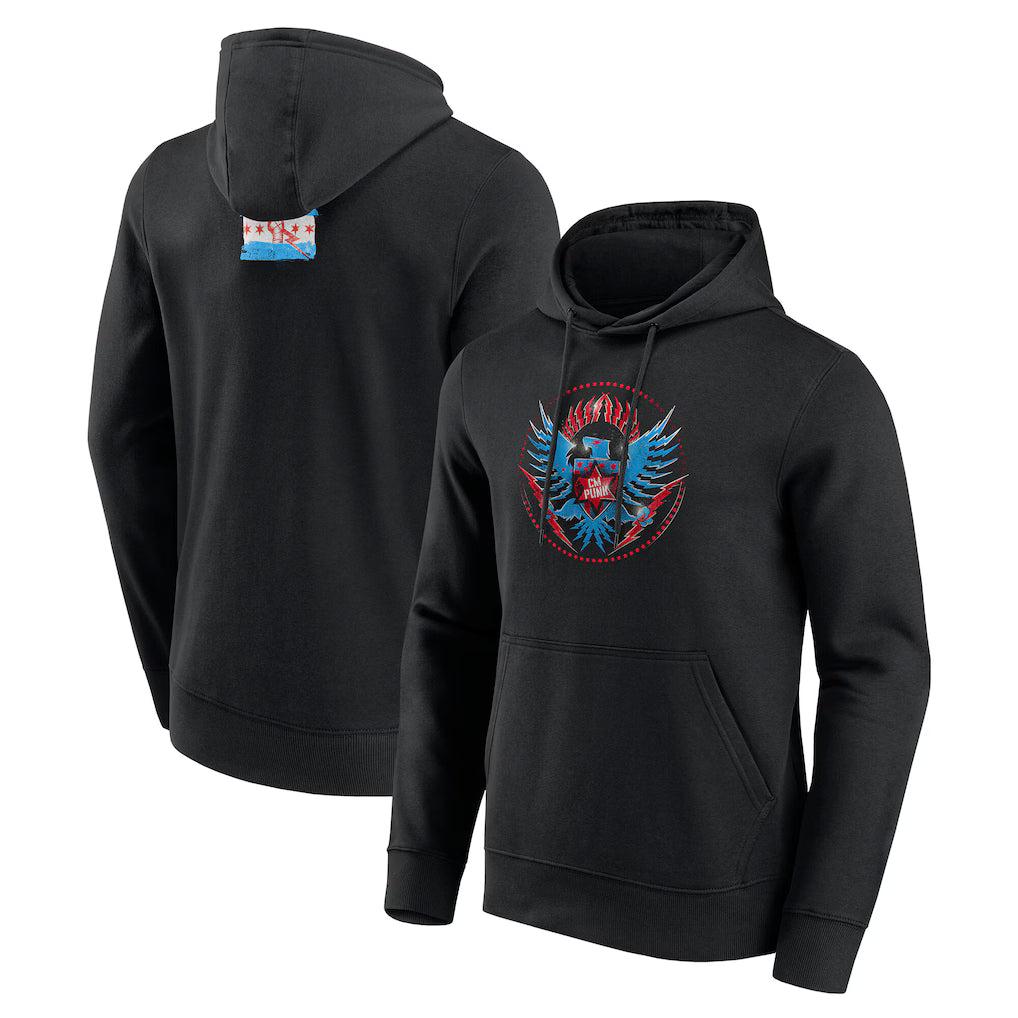 WWE CM Punk Official Seal Hoodie -( Black)