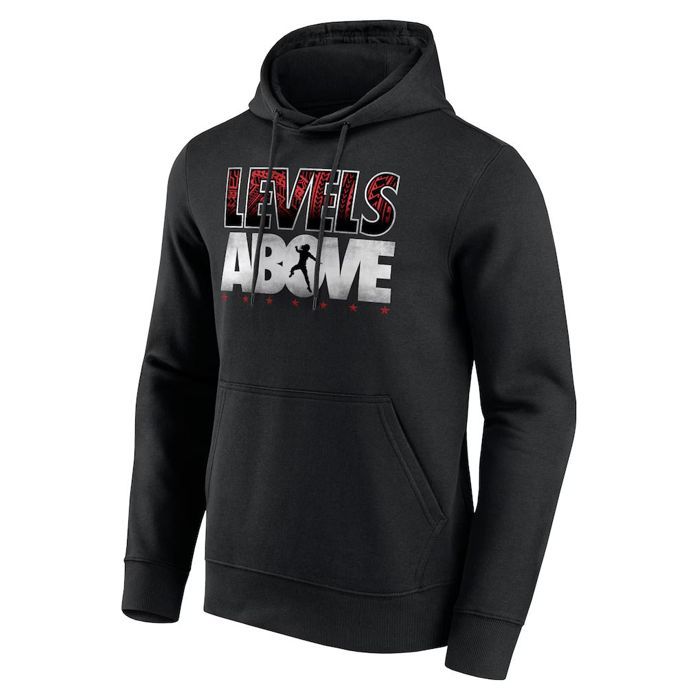 WWE Roman Reigns Levels Above Hoodie (Black)